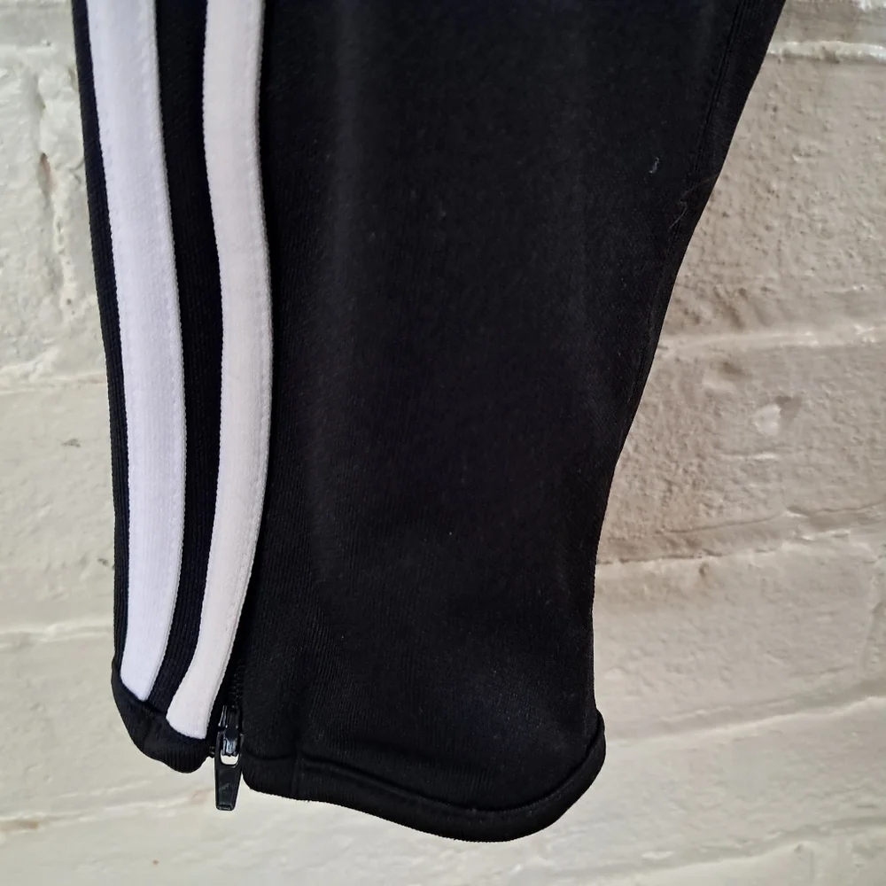 Adidas Tiro 11 Pant Black Joggers Soccer Striped Mens Size Medium Tapered Leg - Picture 3 of 9